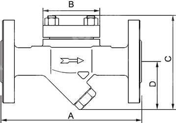 CS46H膜盒式蒸汽疏水閥結(jié)構圖